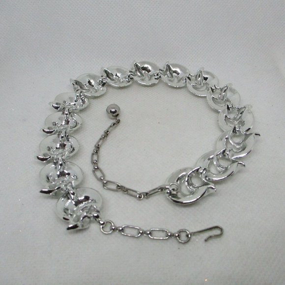 Coro Silver Tone Necklace - Picture 7 of 7